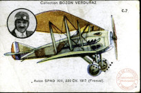 Avion Spad XIII, 230 CV. 1917 (Fronval).