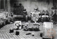 Le démantèlement des fortifications de Thionville (1902-1903) - Quelques éléments de sculptures et de pièces mis à jour à la chapelle des Augustins. 1903