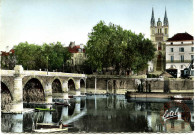 Angers - Le Pont de Verdun et la Cathèdrale