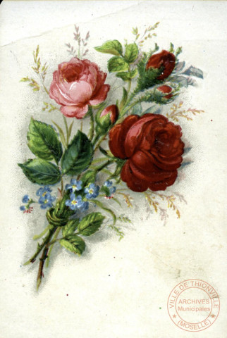 Bouquet de roses.