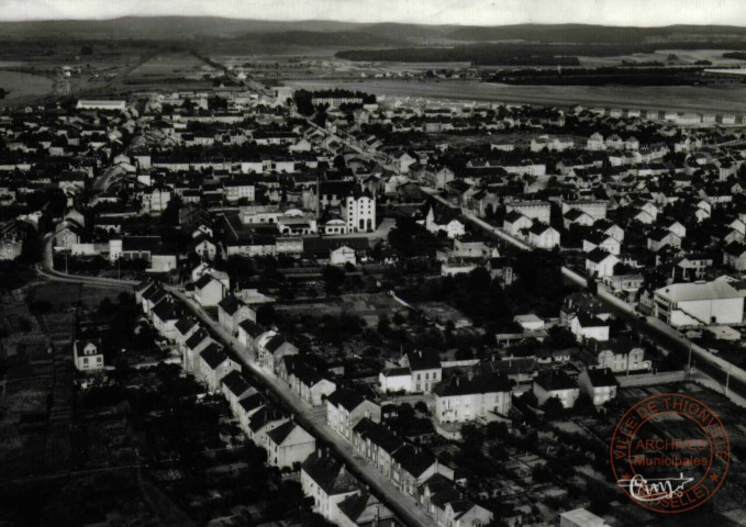 Basse-Yutz (Moselle) - Vue générale aérienne