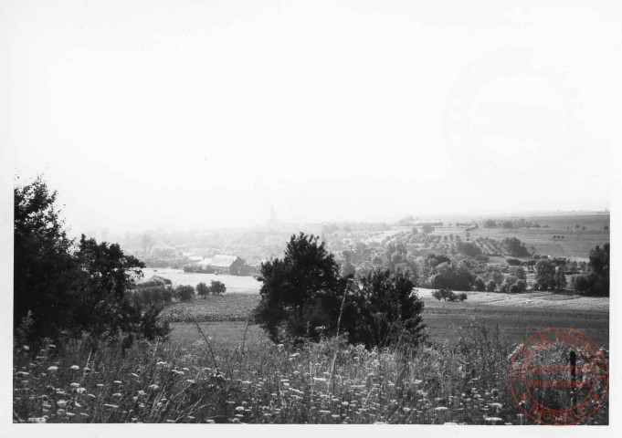 Vue d'ensemble vers Puttelange-lès-Thionville depuis le Château fort