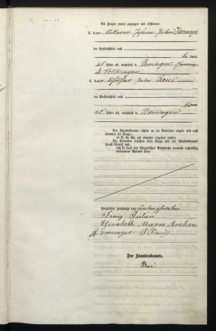 Registre d'état civil mariages (1900-1909)