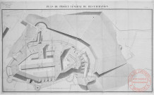 Sierck 1834 - Plan général de restauration - Le château de Sierck