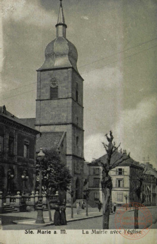 Sainte-Marie a. M. - La Mairie avec l'Eglise