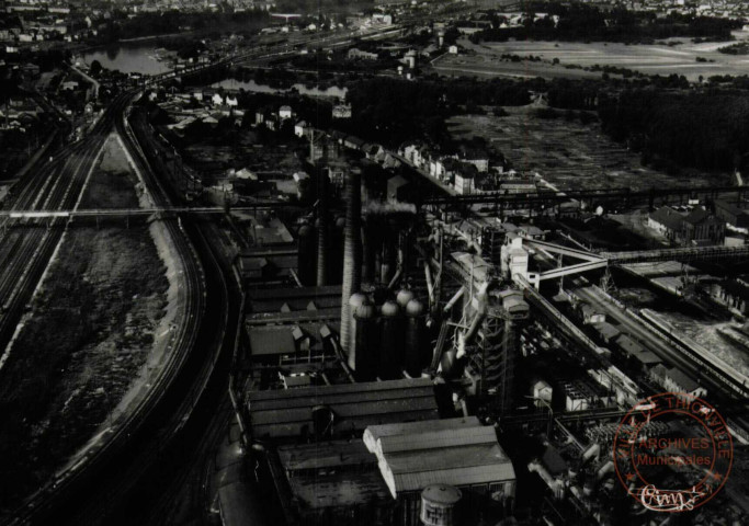 Thionville (Moselle) - Vue aérienne - Les Hauts-Fourneaux