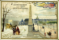 Paris : Obélisque place de la concorde, place Louis XV