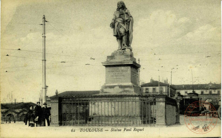 TOULOUSE - Statue Paul Riquet