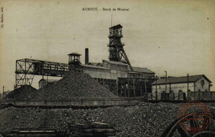 Auboué - Stock de Minerai