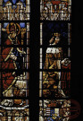 Saint-Nicolas-de-Port - Basilique - Saint-Nicolas et René II - (Vitrail avant 1508 - abside)
