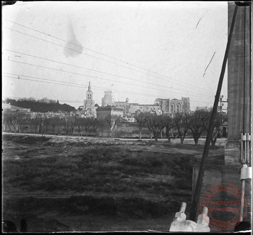 Avignon en novembre 1902 - Palais des Papes