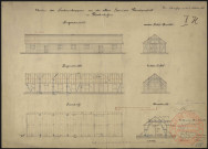 UMBAU DES TROCKENSCHUPPENS AN DER ALTEN GARNISON WASCHANSTALT ZU DIEDENHOFEN.
