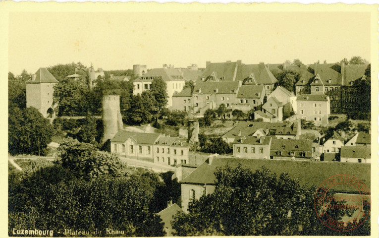 Luxembourg. Plateau du Rham..