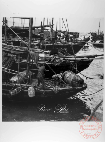Hong-Kong, avril 1962 - Port de pêche