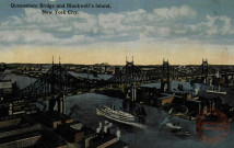Queensboro Bridge and Blackwell's Island. New York City.