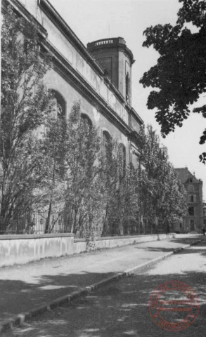 Guerre 1939-1945. Eglise Saint-Maximin après les bombardements