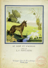 Le loup et l'agneau - fable de La Fontaine - compagnie générale transatlantique - french line