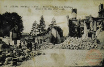 Guerre 1914-1915 - Senlis - Maisons de la Rue de la République