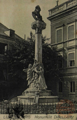 Luxembourg. Monument Dicks-Lentz.