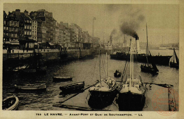 LE HAVRE. Avant-Port et Quai de Southampton