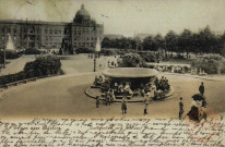 Gruss aus Berlin . Lustgarten mit Schloss.