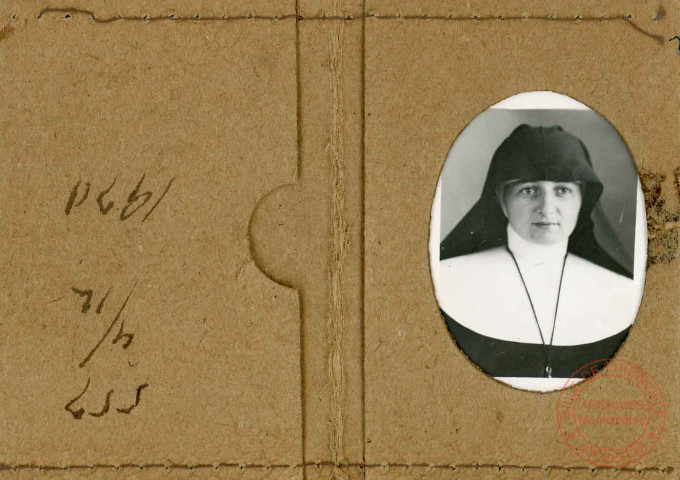 Portrait d'une nonne