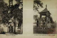 La Salette de Villers-l'Orme : Portail de la Chapelle - La Croix à trois jambes près Villers-l'Orme