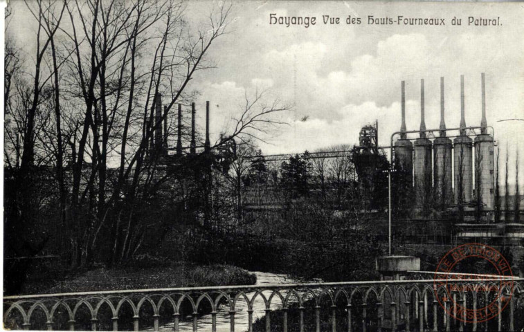 Hayange - Vue des Hauts-Fourneaux du Patural