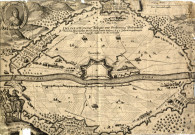 DELINEATION DER BELAGER= UND ERORBERUNG DIEDENHOFFE VON DEN FRANTZOSEN IM MONAT JUNIO DIESES i643 JAHRS ANGEFANGEN UND DEN Io AUGUSTI EIUSDEM S :N : VOLLENDET