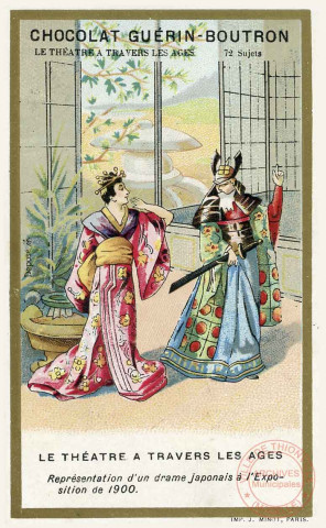 Le théâtre à travers les âges - Représentation d'un drame japonais à l'Exposition de 1900