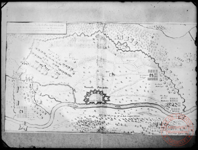 Reproduction plan de Thionville 1639