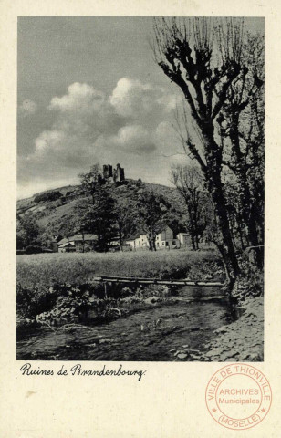 Ruines de Brandenbourg.