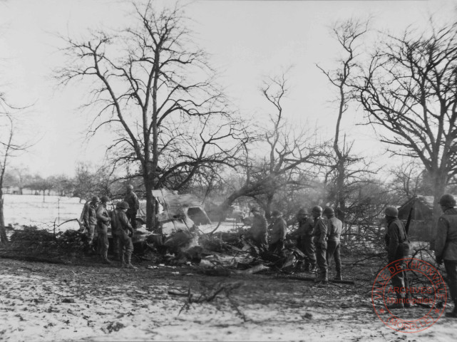 Crash d'un avion allemand à Halstroff