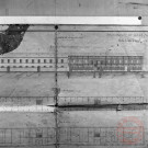 Thionville 1852, caserne de cavalerie 115a, Tricornot de Rose - Extrait de "L'Atlas des bâtiments militaires - Place de Thionville - Quartier de Cavalerie"