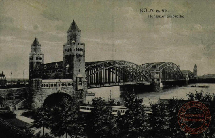 Köln . a. Rh. Hohenzollernbrücke