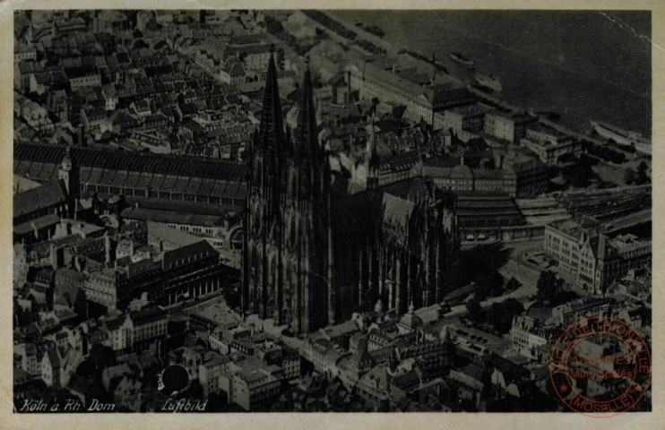 KÖLN a.Rh. Dom Luftbild