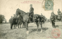 Grandes Manœuvres de l'Est, 1905 - Le Général Brugère sur les hauteurs de Rosney