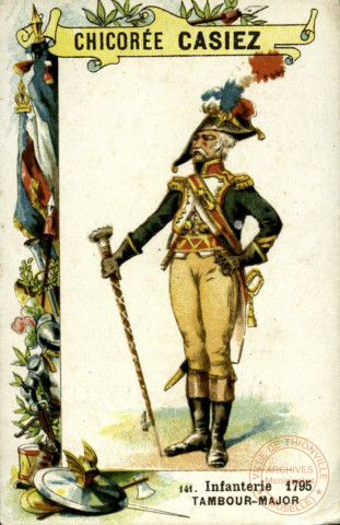 Infanterie 1795. Tambour-major.