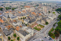 [Vue aérienne du centre-ville de Thionville en 2012]
