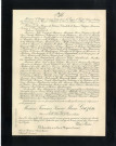 Faire-part de décès de François Xavier Marie Gazin, ingénieur agronome, élève à l'Ecole Nationale des Eaux et Forêts décédé à Nancy (1913)