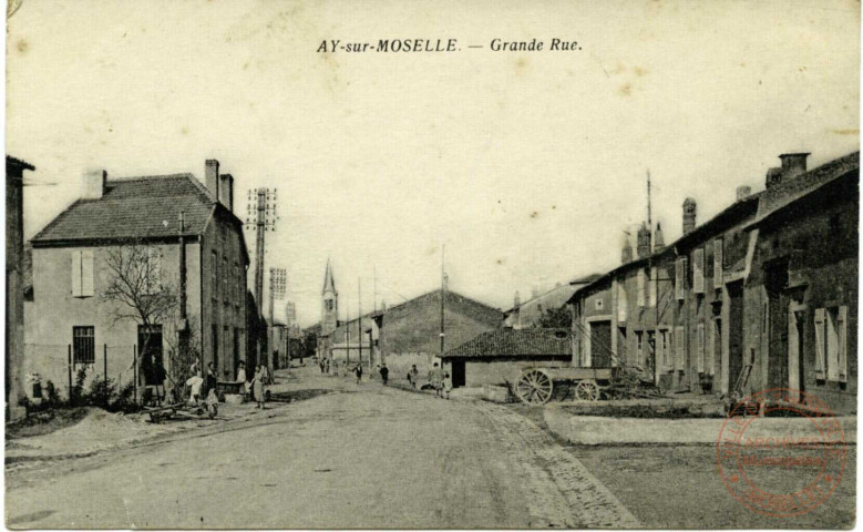 AY-SUR-MOSELLE. - Grande Rue.