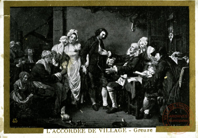 L'accordée de village - Greuze