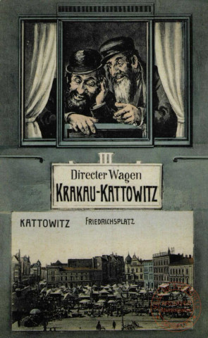 Directer Wagen KRAKAU-KATTOWIK - KATTOWITZ FRIEDRICHSPLATZ