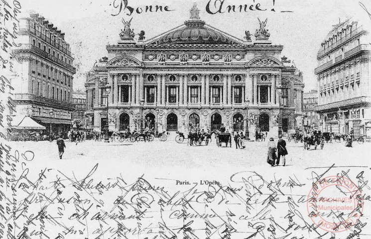 Cartes d'Autrefois (1890-1920) - Vues de Paris - L'Opéra Garnier