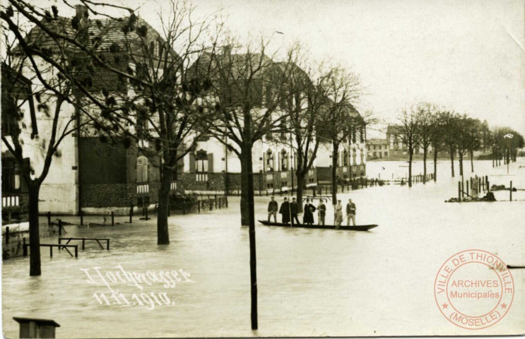 Diedenhofen - Hochwasser 11.11.1910