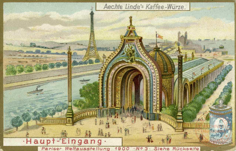 Entrée principale - Exposition universelle de Paris 1900