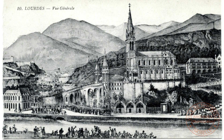 Lourdes - Vue générale