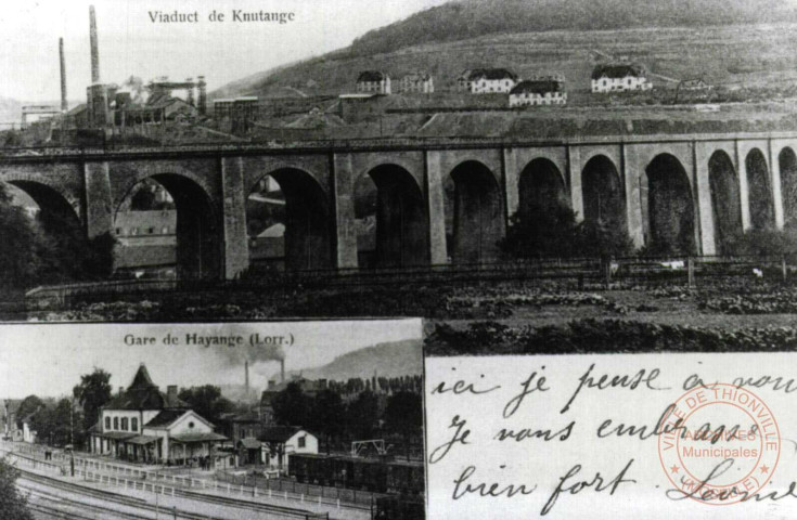 Viaduct de Knutange - Gare de Hayange (Lorr.)