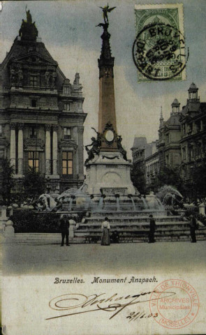 Bruxelles. Monuments Anspach