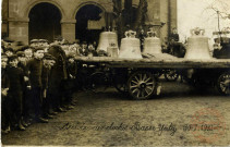 Arrivée des Cloches Basse-Yutz le 30 janvier 1923.